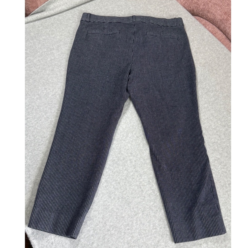 Banana Republic Sloan Petite Striped Ankle Pants Career Casual S8 - Picture 3 of 13
